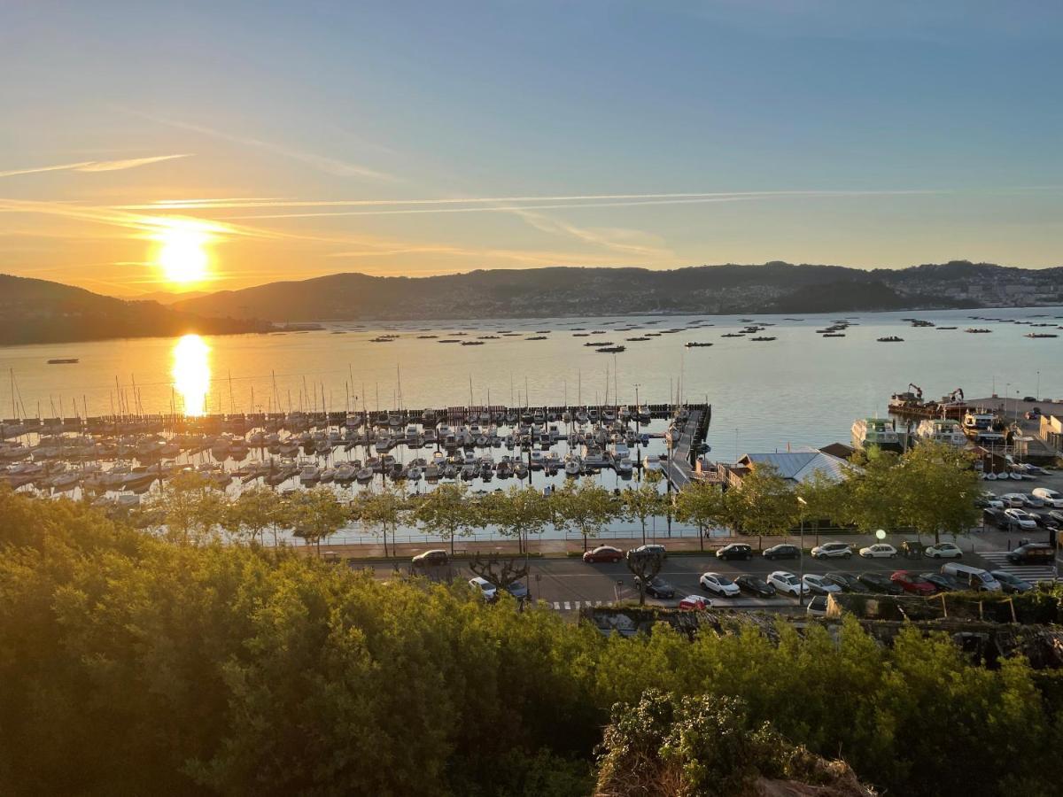 Mirador Puerto Nautico, Con Parking Gratis, Appartement Moaña Buitenkant foto